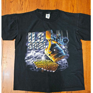 Vintage 1982 Harley Davidson US Steel Single stitch Holoubek medium USA‎ AZ